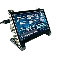 7 Inch 1024x600 IPS Touchscreen Monitor HDMI Capacitive LCD Display RS232/RS485 Speaker Bracket for RPI 4B 3B+ 3B 3A+ 2B B+ …