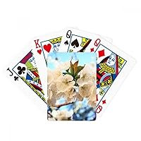 White Flowers Beautiful Rose Poker Playing Magic Card Fun Board Game