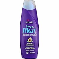 Aussie Miracle Moist Conditioner 12.1 Ounce With Avocado & Jojoba Oil (360ml) (2 Pack)