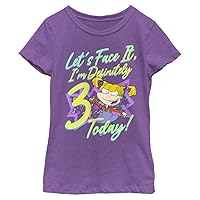 Rugrats Girls' Angelica 3rd Birthday T-Shirt