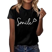 Short Sleeve Shirts for Women Cute Dandelion Print Graphic T-Shirt Plus Size Loose Casual Tops Summer Trendy Clothes 2024