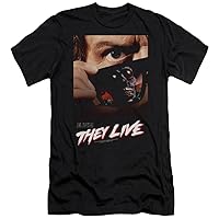 They Live Shirt Poster Slim Fit T-Shirt