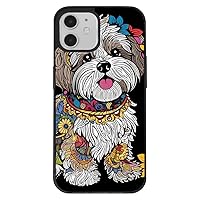 Dog Face iPhone 12 Case - Themed Phone Case for iPhone 12 - Cute iPhone 12 Case Multicolor