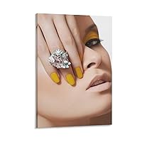 Posters Fashion Nail Care Poster Beauty Spa Decoration Poster Beauty Salon Poster Nail Salon (7) Canvas Art Poster And Wall Art Picture Print Modern Family Bedroom Decor 24x36inch(60x90cm) Frame-style