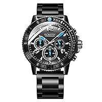 Men's Quartz Chronograph Watches Ochstin Series Rotating Bezel Male Sport Watch