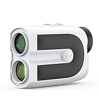 Golf Rangefinder with Slope, 800-Yard, Flag Lock Vibration, 6X Magnification, Angle Height Measuring, and Continuous Scan, Laser Range Finder for Men and Women, Model H-112