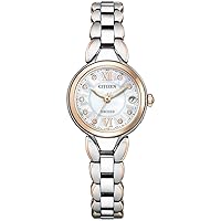 Citizen Watch ES9474-67W [Exceed Eco Drive Radio Clock Titania Happy Flight] Women's Watch Shipped from Japan