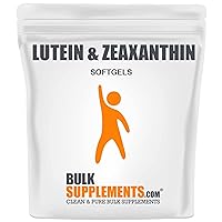 BULKSUPPLEMENTS.COM Lutein with Zexanthin Softgels - Eye Support Supplements - Vision Supplements - Eye Support Lutein and Zeaxanthin (300 Count - 300 Servings)