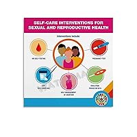 LTTACDS Self-care Interventions for Sexual And Reproductive Health Poster Canvas Painting Wall Art Poster for Bedroom Living Room Decor 12x12inch(30x30cm) Unframe-style