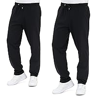 ROSS CAMP Men's Jogging Bottoms - Sports Trousers Men's Long Cotton Casual Trousers Training Trousers Sports Trousers Men Sweatpants Joggers Running Trousers Cotton Wide Modern