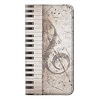 jjphonecase RW3390 Music Note PU Leather Flip Case Cover for Samsung Galaxy S24