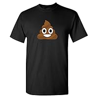 Poop Icon Basic - Funny Novelty Sarcastic Humor Texting Phone T Shirt