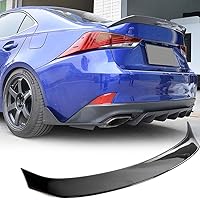 MCARCAR KIT Dry Carbon Fiber Trunk Spoiler Fits for Lexus is IS200t IS250 IS300 IS350 2013-2020 is F-Sport 2013 2014 Rear Boot Duckbill Highkick Wing Lip Factory Outlet