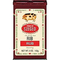 Szeged Rib Rub, 5-Ounce Tins (Pack of 6)