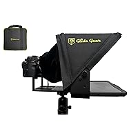 Glide Gear TMP100 Adjustable iPad/ Tablet/ Smartphone Teleprompter Beam Splitter 70/30 Glass w/ Carry Case No Plastic All Metal / No Assembly Required