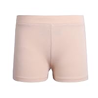 YiZYiF Kids Girls' Classics Boy Cut Soft Low Rise Gym Dance Sport Shorts Activewear Short
