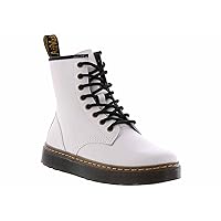 Dr Martens Zavala T Lamper Combat Boot White in Size 8