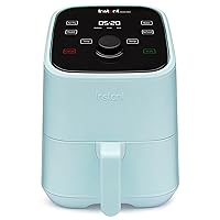 Instant Vortex 2QT Mini Air Fryer, Small Air fryer that Crisps, Reheats, Bakes, Roasts for Quick Easy Meals, Includes over 100 In-App Recipes, is Dishwasher-Safe, from the Makers of Instant Pot, Aqua