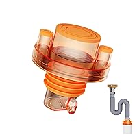 Sewer Pipe Plug - Elastic Drain Silicone Seal Plug,Bathroom Fixtures for Washing Machine Drain, Kitchen Sink Drain, Bathtub Drain, Basin Drain, Mop Sink Drain Lvtfco