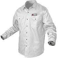 FR Shirts for Men | Double Stitched Shirt with Pearl Snap Buttons | NFPA2112 Light Weight Welding Shirt