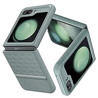 Caseology Parallax [3D Ergonomic Design] Protective Case Compatible with Samsung Galaxy Z Flip 5 Case (2023) - Sage Green