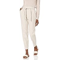 JAG Women's Belted Pleat High Rise Tapered Leg Pant-Legacy