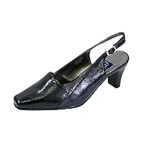Peerage Celina Women's Wide Width Patent Leather Slingback Shoes