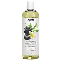 NOW Solutions, Comforting Massage Oil, Vitamin Infused Blend, Soothing and Nourishing, 16-Ounce