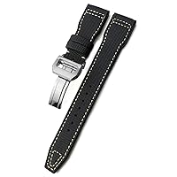20mm 21mm 22mm Woven Nylon Watch Strap Fold Buckle Watchbands Fit For IWC Pilot Mark Portugieser Portofino Bracelet