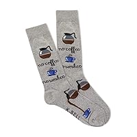 K. Bell Socks Men's Fun Food & Drink Crew Socks-1 Pairs-Cool & Funny Pop Culture Gifts
