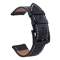 20mm Leather Straps Watchband For Samsung Galaxy Watch4 40 44mm/Watch 4 Classic 42 46mm Original Wristbands Bracelet