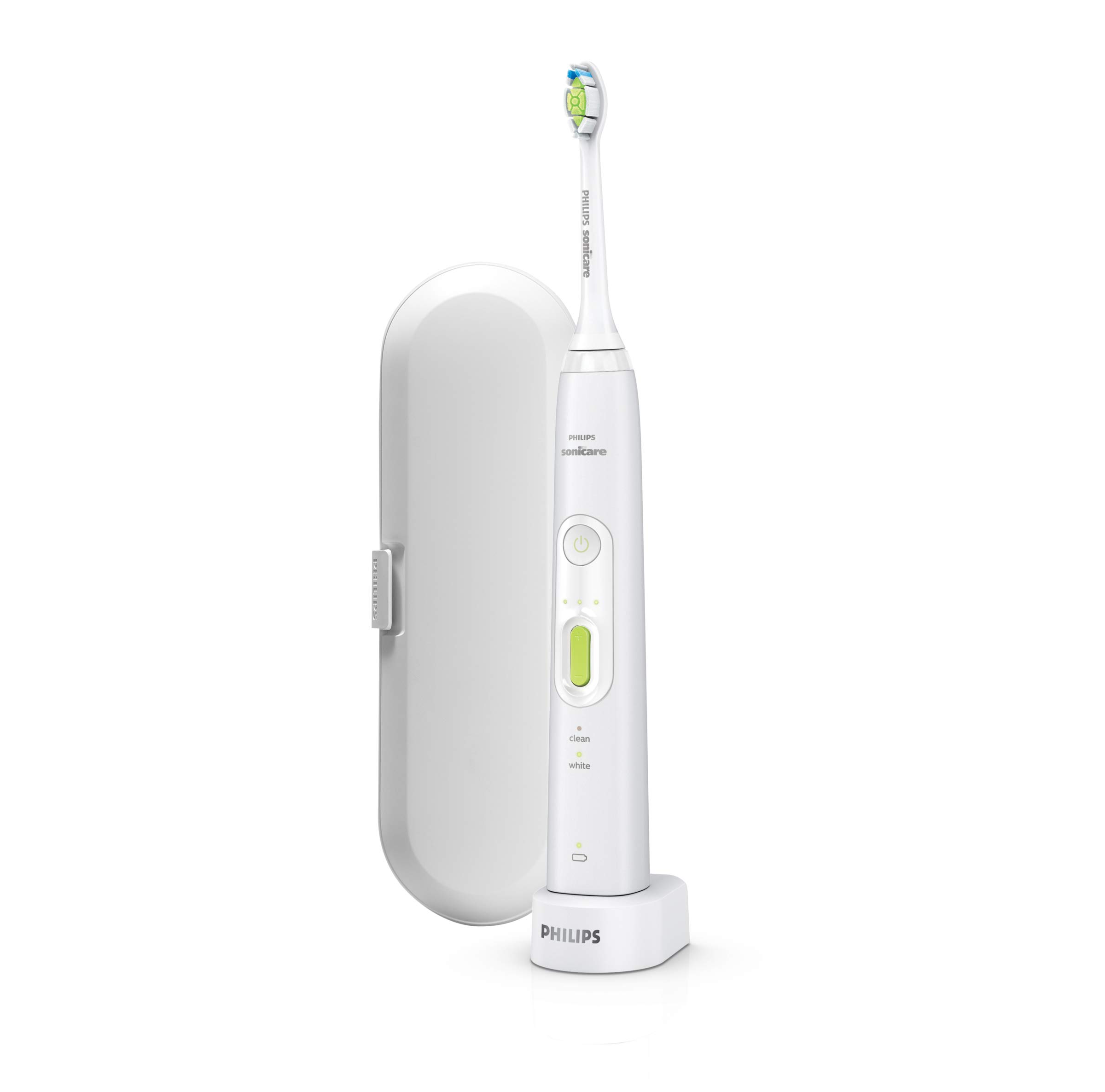 Philips Sonicare HX8911/02 HealthyWhite+ Rechargeable Electric Toothbrush, White