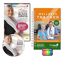 BUNDLE: Little Black Dress Exercise DVD plus Wellness Tracker for WOMEN 50-80+