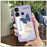 Lulumi-Phone Case for Itel P40, Back Cover Cute Cartoon Cover Soft case Shockproof Protective Anti-Knock Fashion Design Waterproof TPU Silicone Anti-dust Durable Full wrap