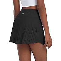 BALEAF Women's Pleated Tennis Skirts Skorts for Woman High Waisted Lightweight Athletic Golf Shorts Pockets