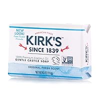 Kirk's Natural Original Castile Soap, 4 Ounce (Packaging may Vary)