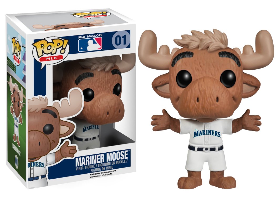 Funko Pop! Major League Baseball: Mariner Moose Vinyl Figure,3.75 inches