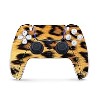 MightySkins Gaming Skin for PS5 / Playstation 5 Controller - Cheetah | Protective Viny wrap | Easy to Apply and Change Style | Made in The USA