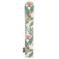 SHABIER PU Leather Waterproof Golf Alignment Stick Cover Club Protector Holds Sticks (Hawaiian Flowers)