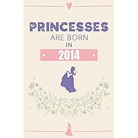 Princesses Are Born in 2014: 7th Birthday Gift For Girls Born in The 2000s Turning 7 Years Old