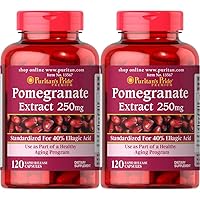 Pomegranate Extract, 250 Mg, 120 Count (Pack of 2)