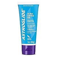Water Based Lube (3oz), Ultra Gentle Gel Personal Lubricant, Hypoallergenic with No Parabens or Glycerin, Sex Lube for Long-Lasting Pleasure for Men, Women and Couples, Safe for Toys
