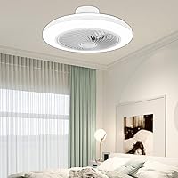 Ceilifans,Silent Fan with Ceililight Bedroom with Remote Control Modern Indoor Liviroom Fan Ceililights with Timer Diniroom Lounge Fan with Ceililight