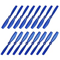 uxcell Bullnose Propeller 5045 5 x 4.5 Inch CW CCW 2-Vane for RC Quadcopter Hexacopter Multirotor, Blue, 8 Pairs