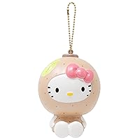 Sanrio Hello Kitty Fruit and Veggie Slow Rising Cute Squishy Toy Keychain Birthday Gifts, Party Favors, Stress Balls for Kids, Boys, Girls - Kiwi
