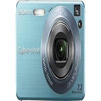 Sony Cybershot DSCW120/L 7.2MP Digital Camera with 4x Optical Zoom with Super Steady Shot (Blue)
