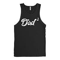 Threadrock Men's Dad of 2 Tank Top