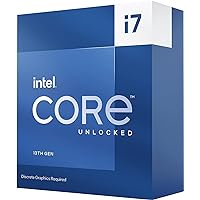Intel Core i7-13700KF Gaming Desktop Processor 16 cores (8 P-cores + 8 E-cores) - Unlocked Intel Core i7-13700KF Gaming Desktop Processor 16 cores (8 P-cores + 8 E-cores) - Unlocked
