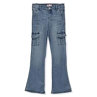 Squeeze Girls' Skinny Flared Cargo Jeans