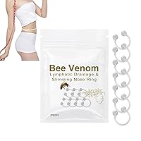 Bee Venom Lymphatic Drainage and Slimming Nose Ring, Bee Venom Slimming Nose Ring (1PCS)
